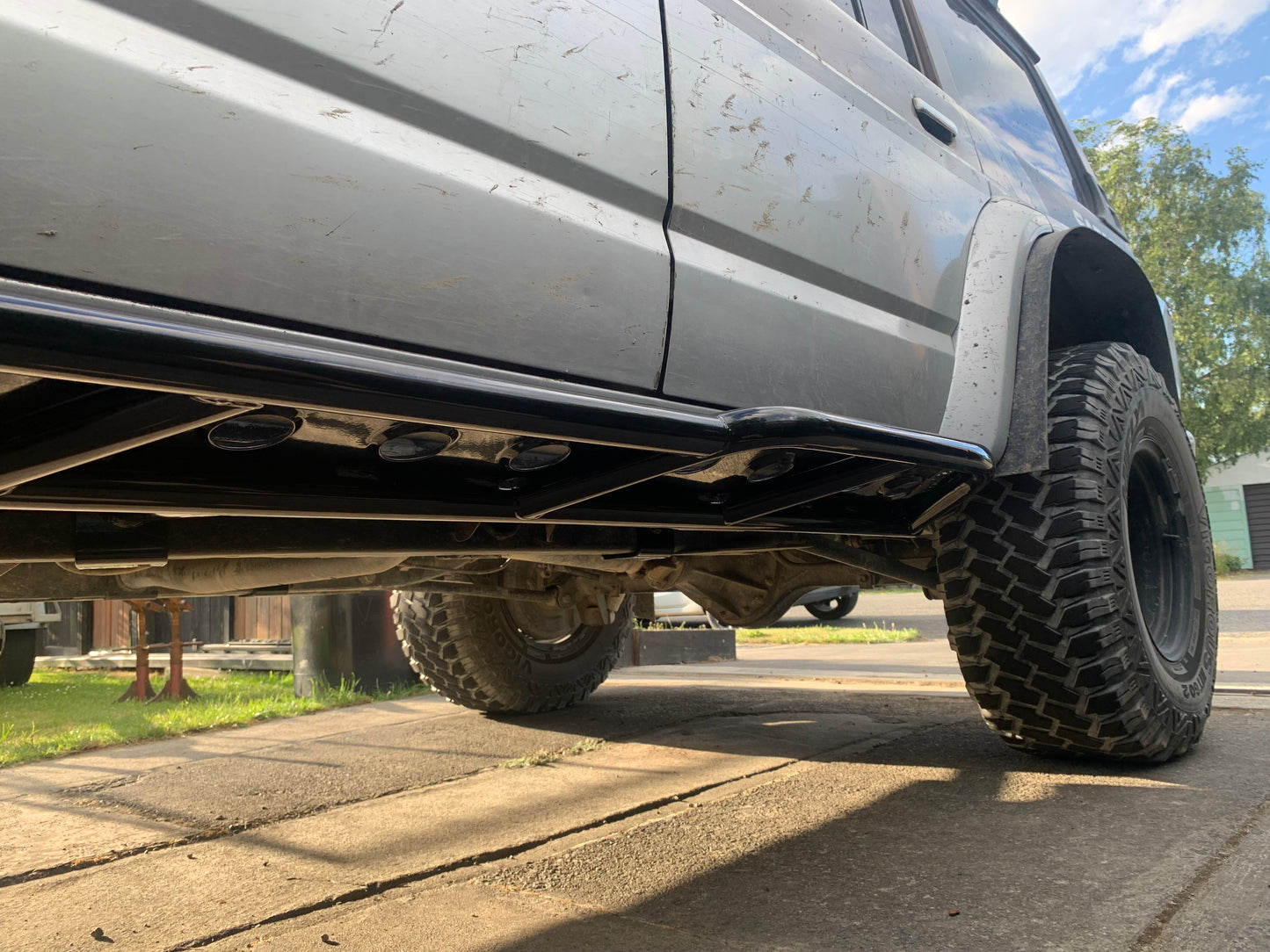 GQ Safari LWB - Rock Sliders