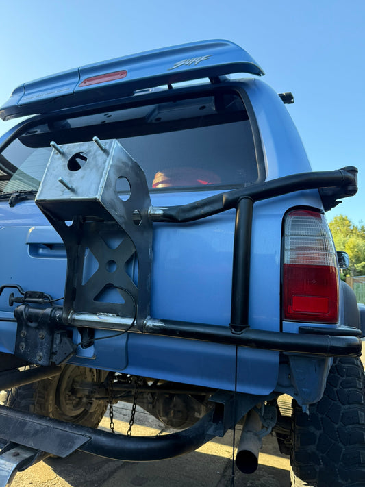 Hilux spare wheel riser mount