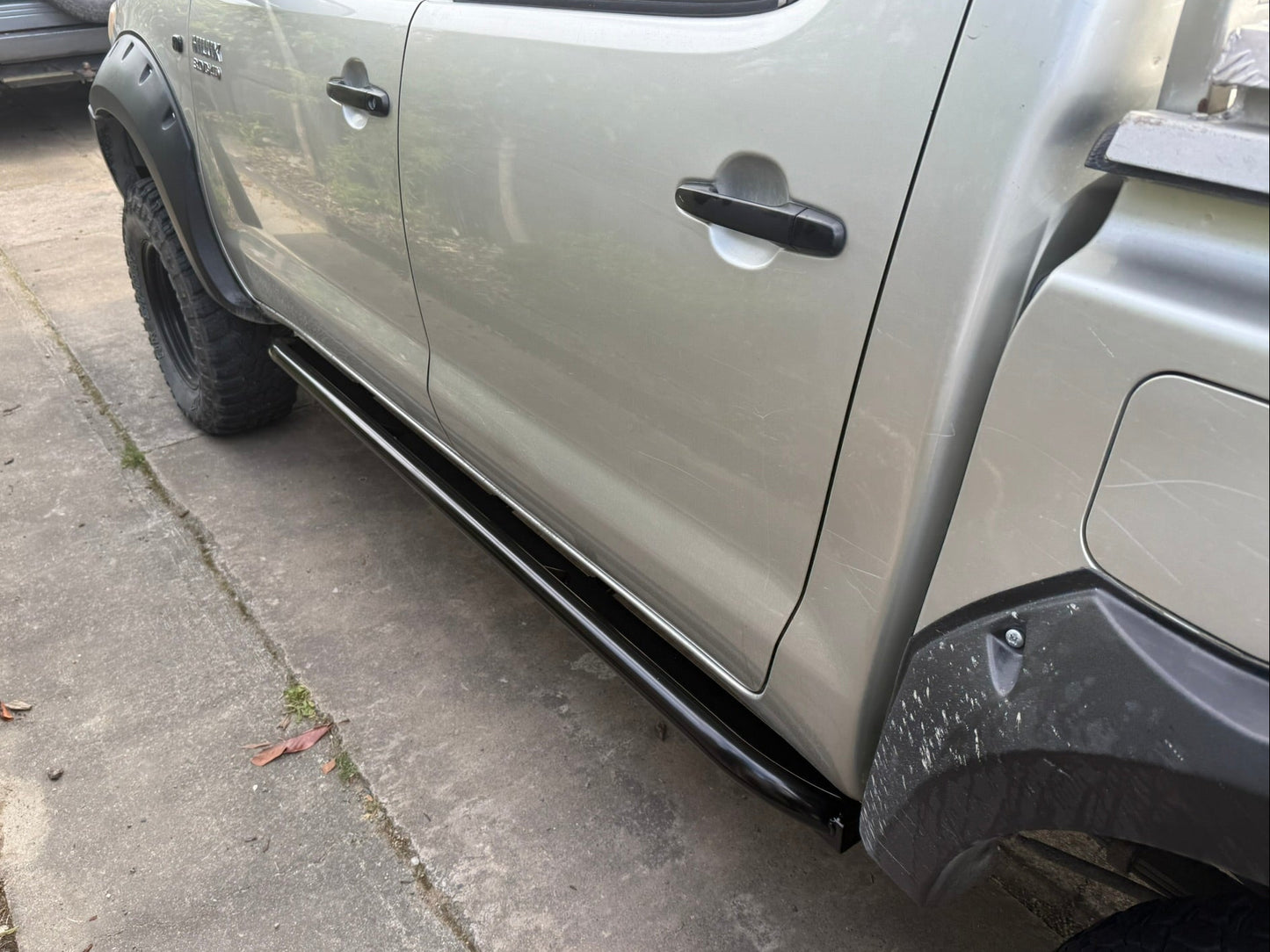 Toyota Hilux N70 Angled Rock Sliders