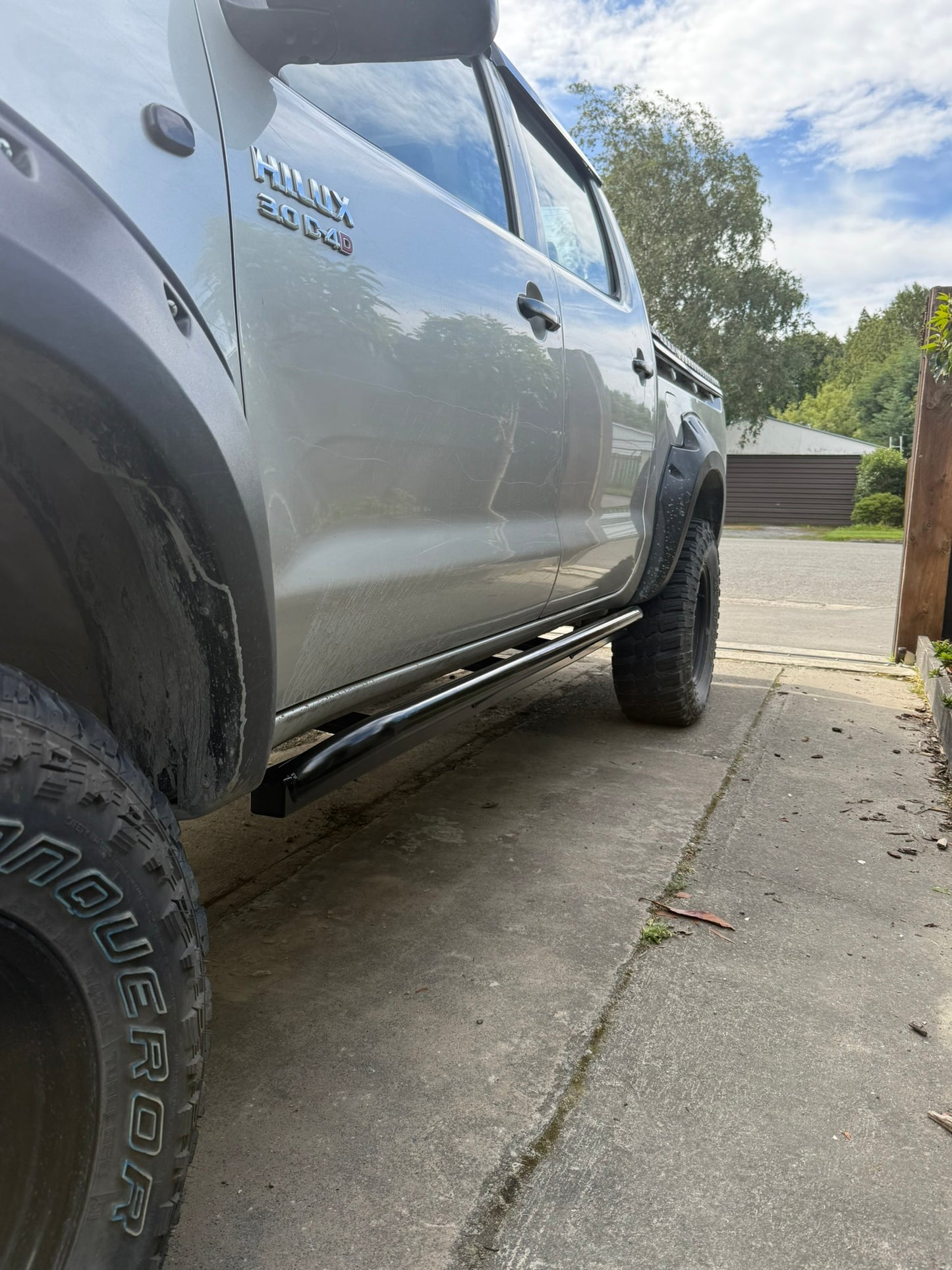 Toyota Hilux N70 Angled Rock Sliders