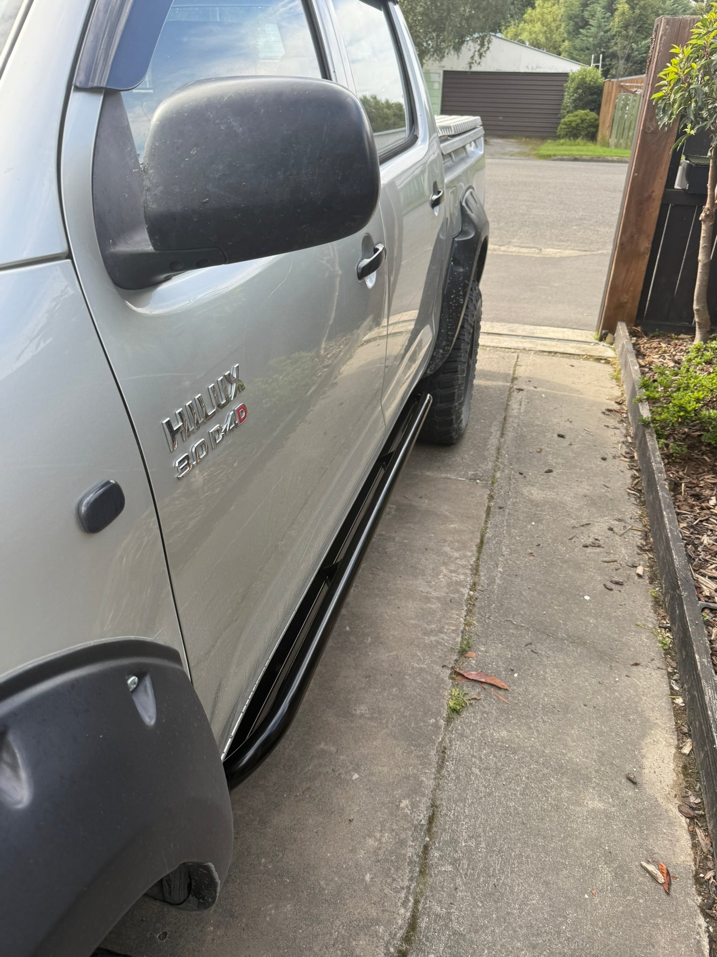 Toyota Hilux N70 Angled Rock Sliders