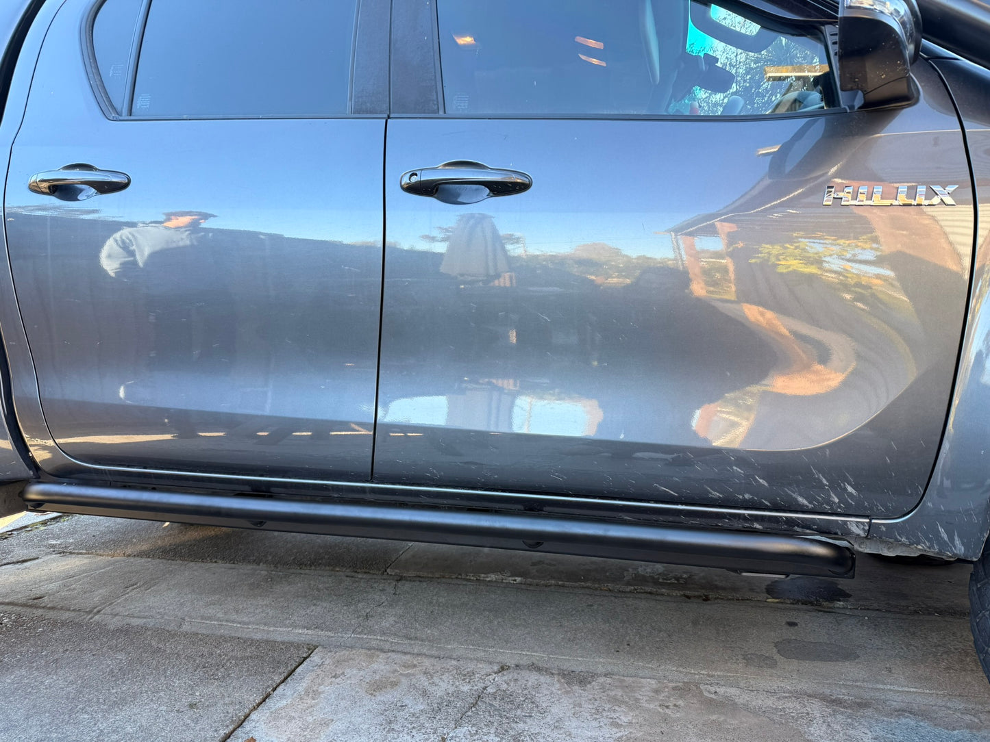 Toyota Hilux N80 Angled Rock Sliders
