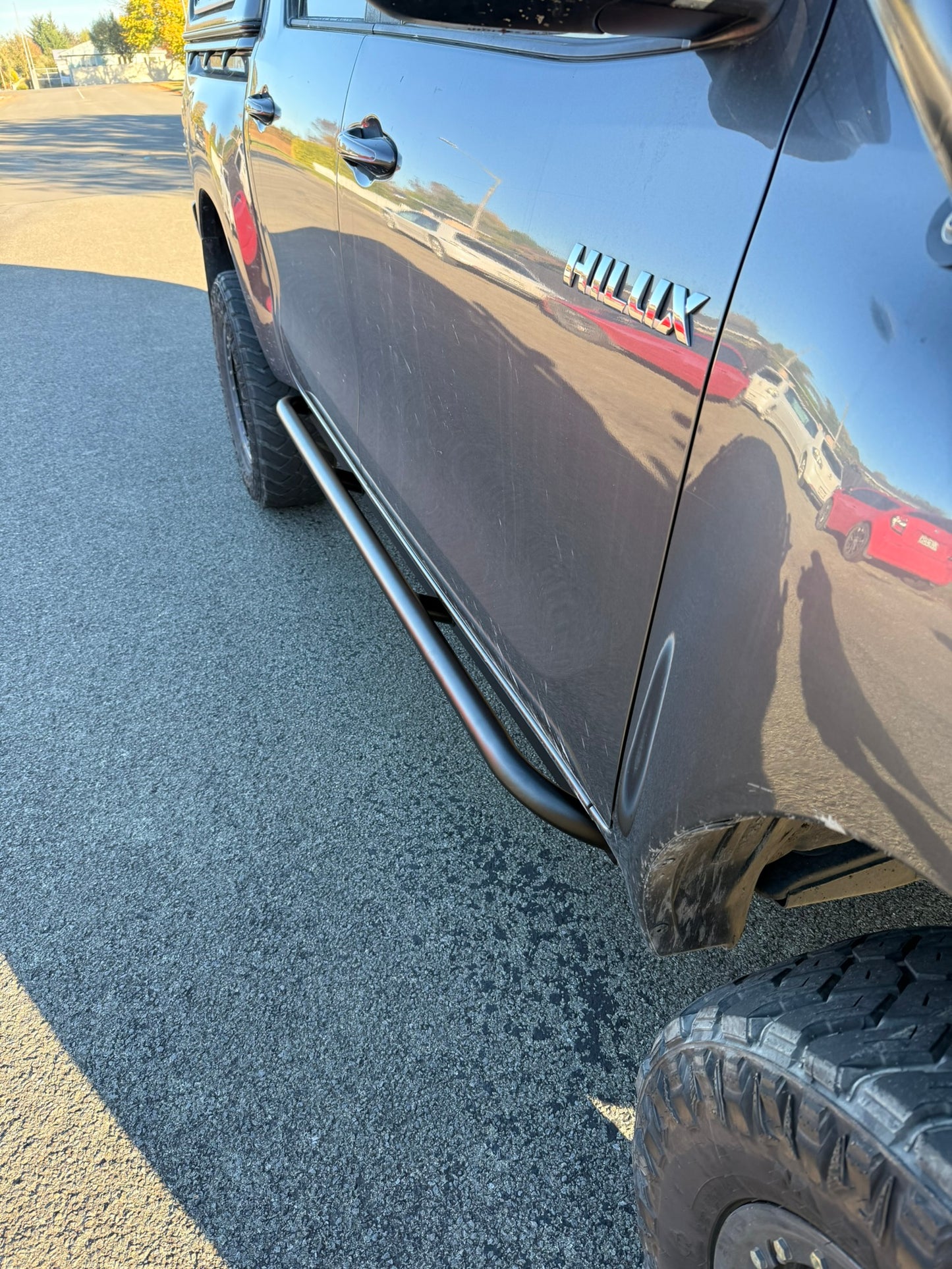 Toyota Hilux N80 Angled Rock Sliders